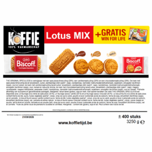 Lotus Mix Koekjes 400 Stuks + GRATIS WFL