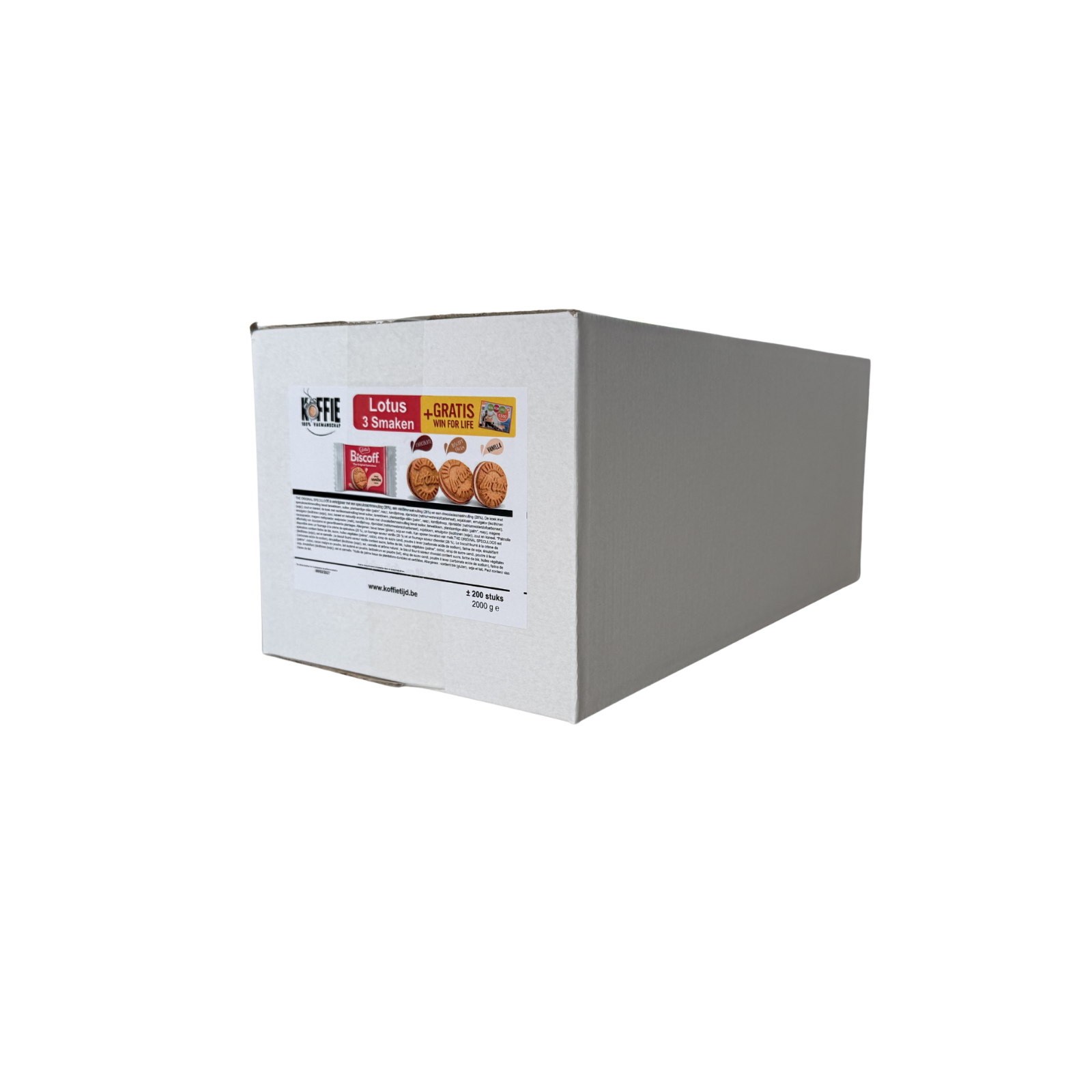 Lotus Biscoff 3 smaken 200st + Gratis WFL