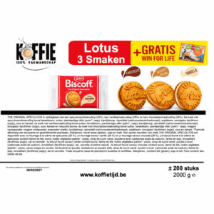 Lotus Biscoff 3 smaken 200st + Gratis WFL
